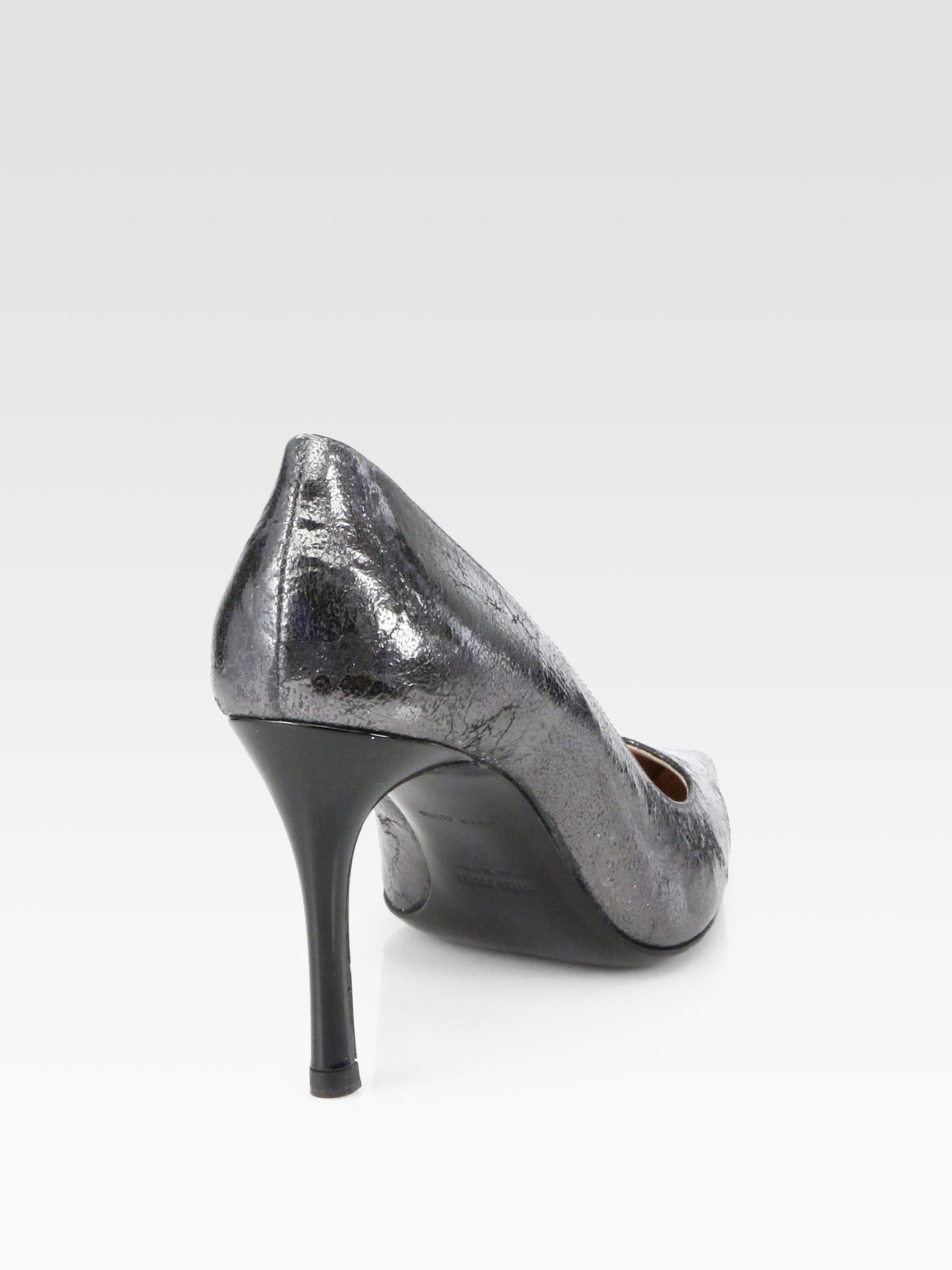miu miu metallic pumps