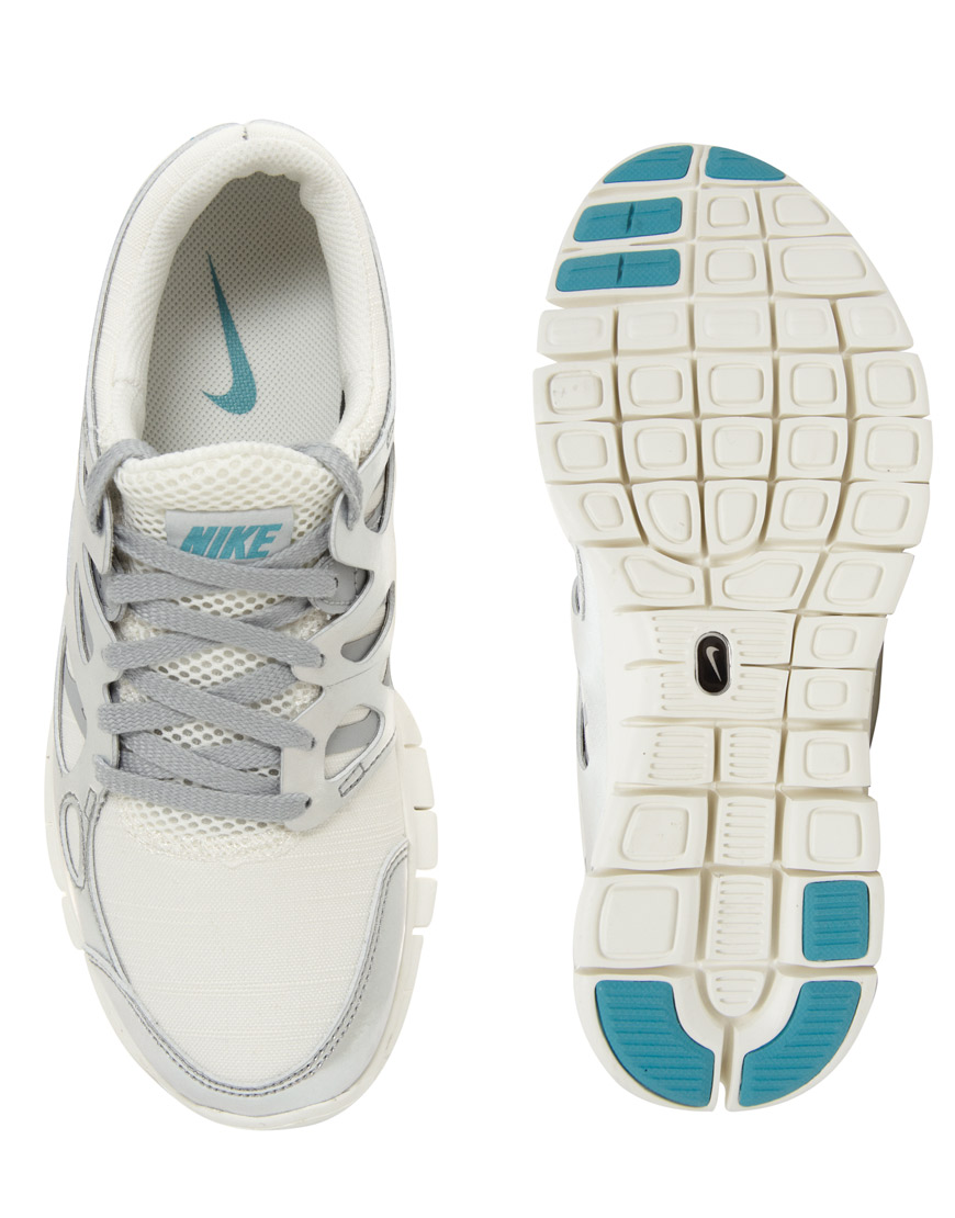 Nike Free Run 2 Trainers In Metallic Silver Lyst Nike Free Run 2 Trainers In Metallic Silver Lyst