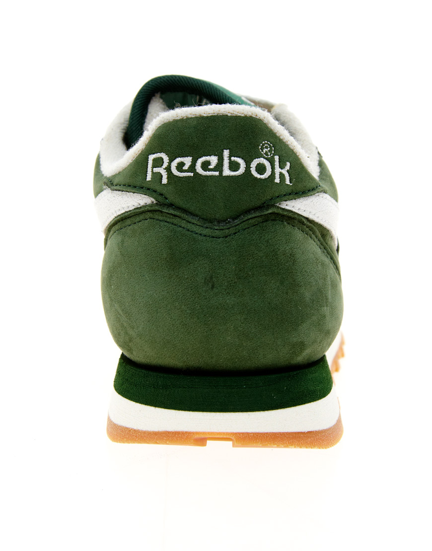 reebok green trainers