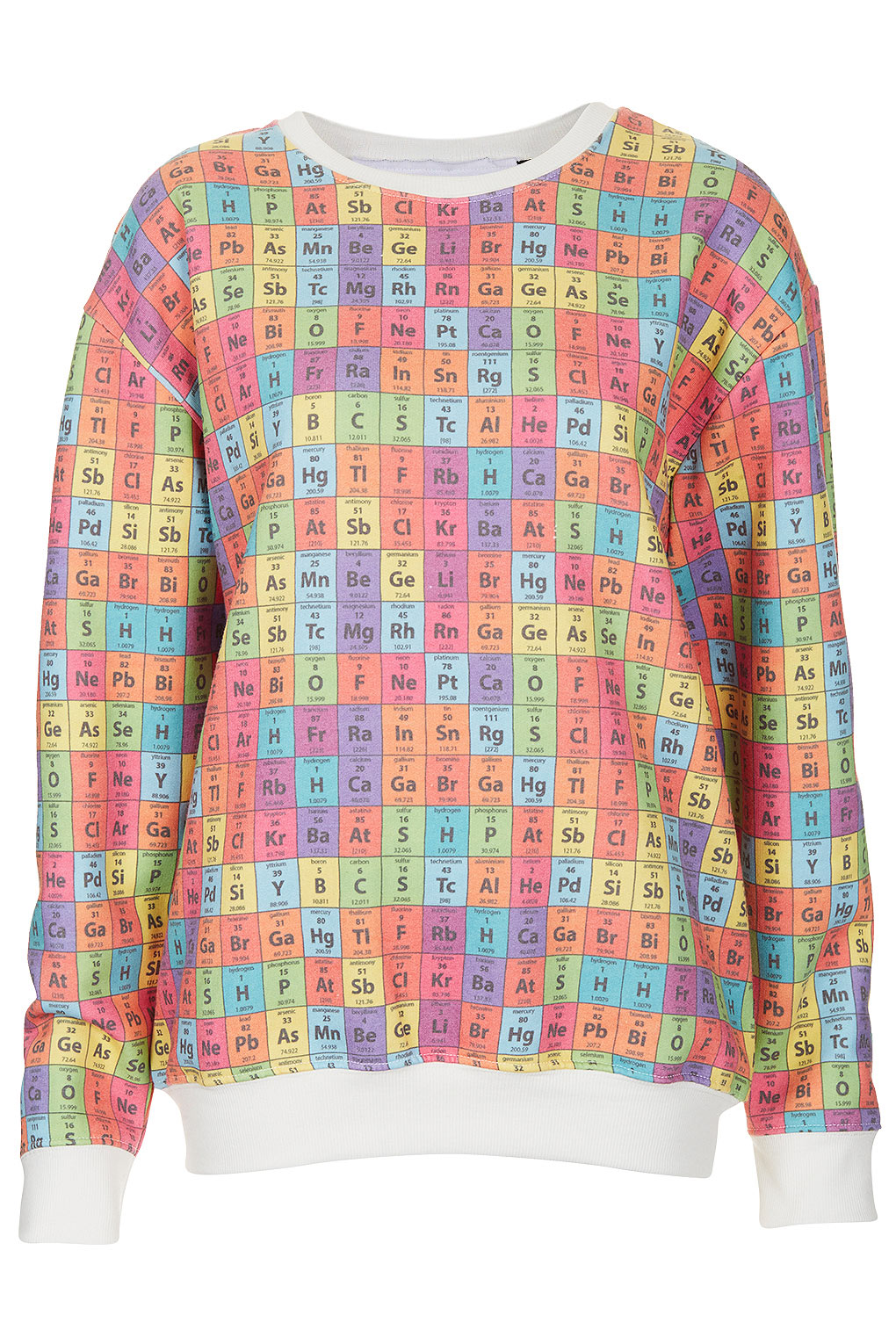 Lyst  Topshop Periodic Table Sweat By Tee and Cake