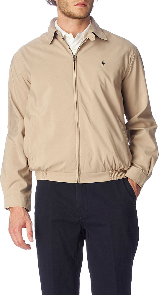 Ralph Lauren Biswing Windbreaker Jacket in Khaki for Men (khaki uniform ...