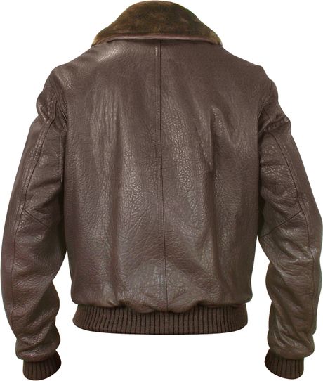 Forzieri Mens Dark Brown Leather Bomber Jacket in Brown for Men (dark ...