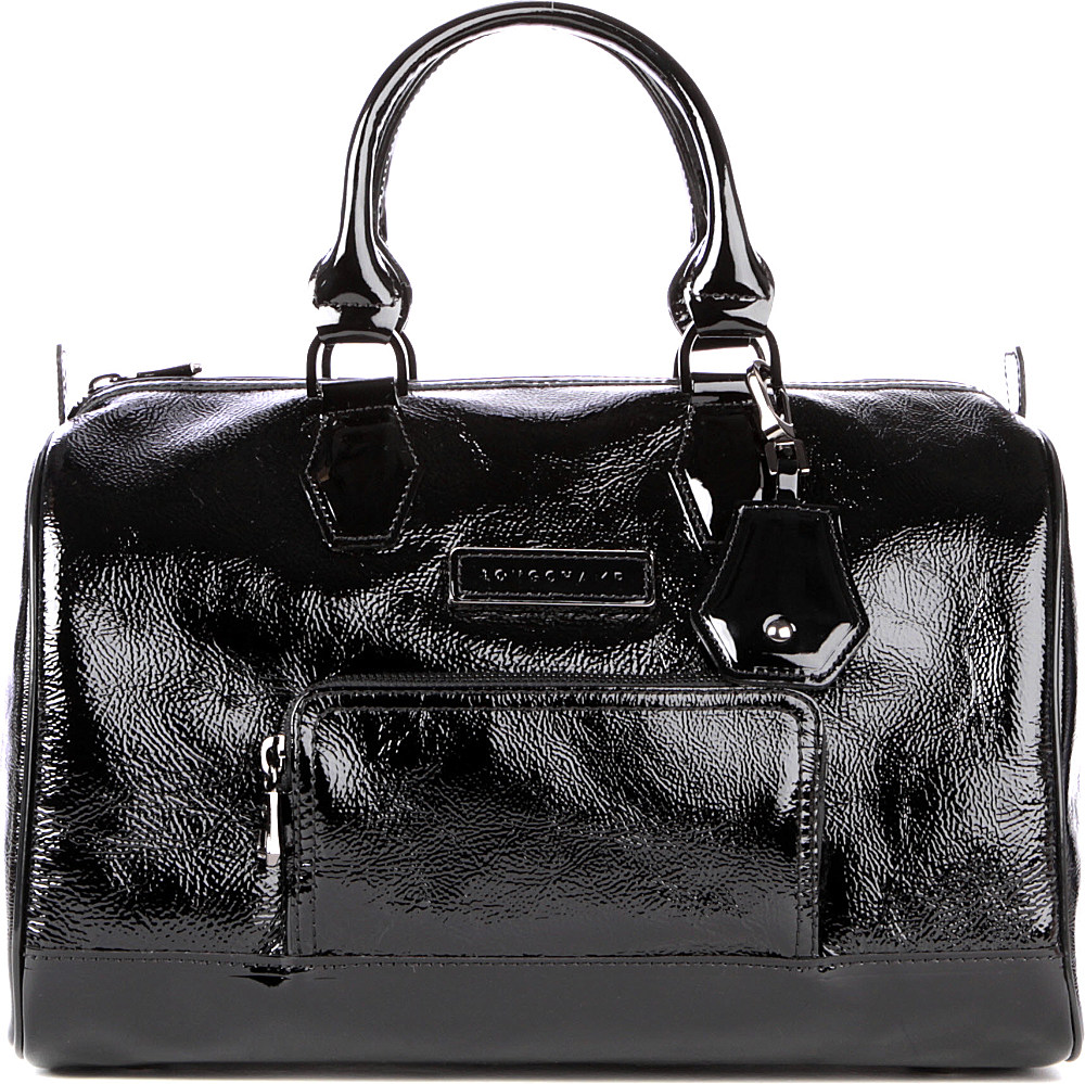 Longchamp Légende Verni Patent Duffle Bag in Black - Lyst