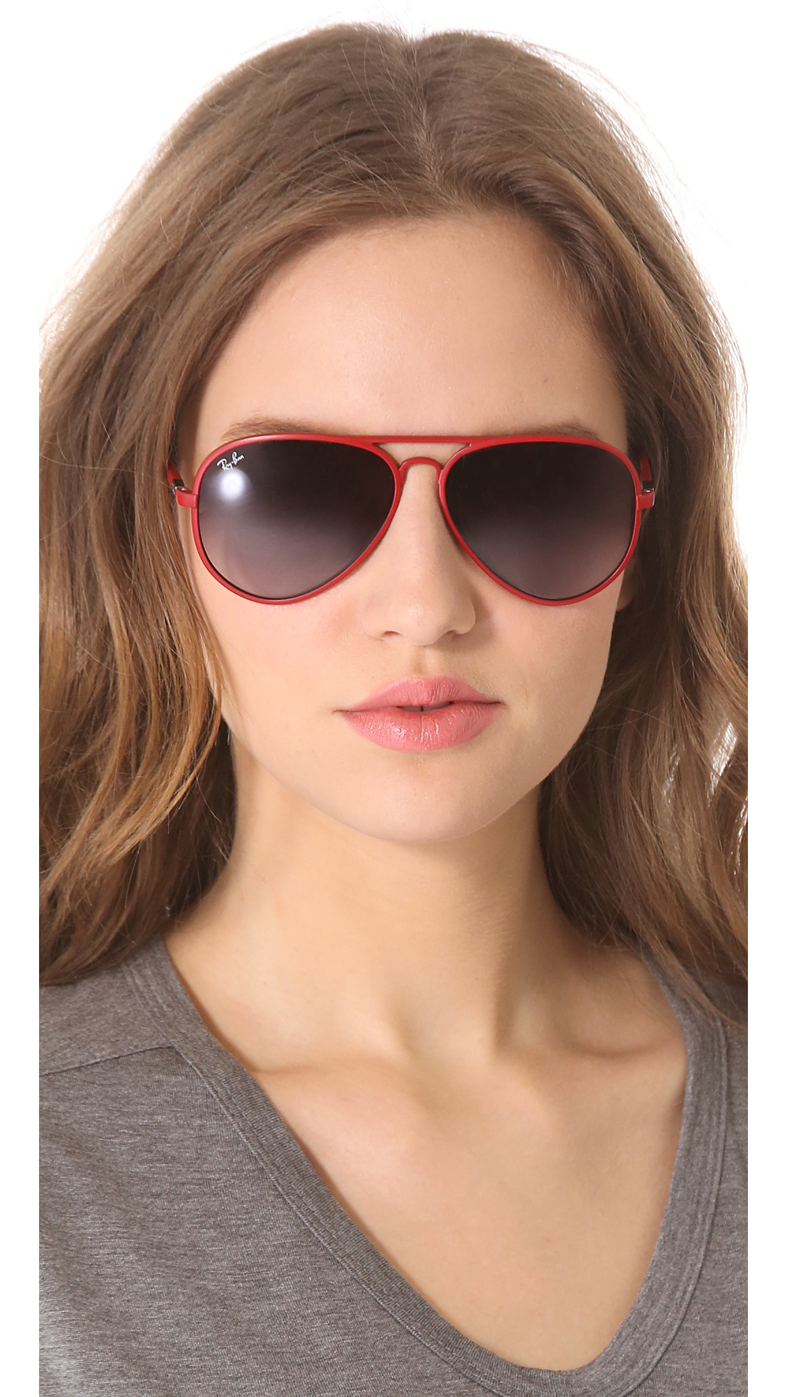 Lyst - Ray-Ban Aviva Liteforce Sunglasses in Red