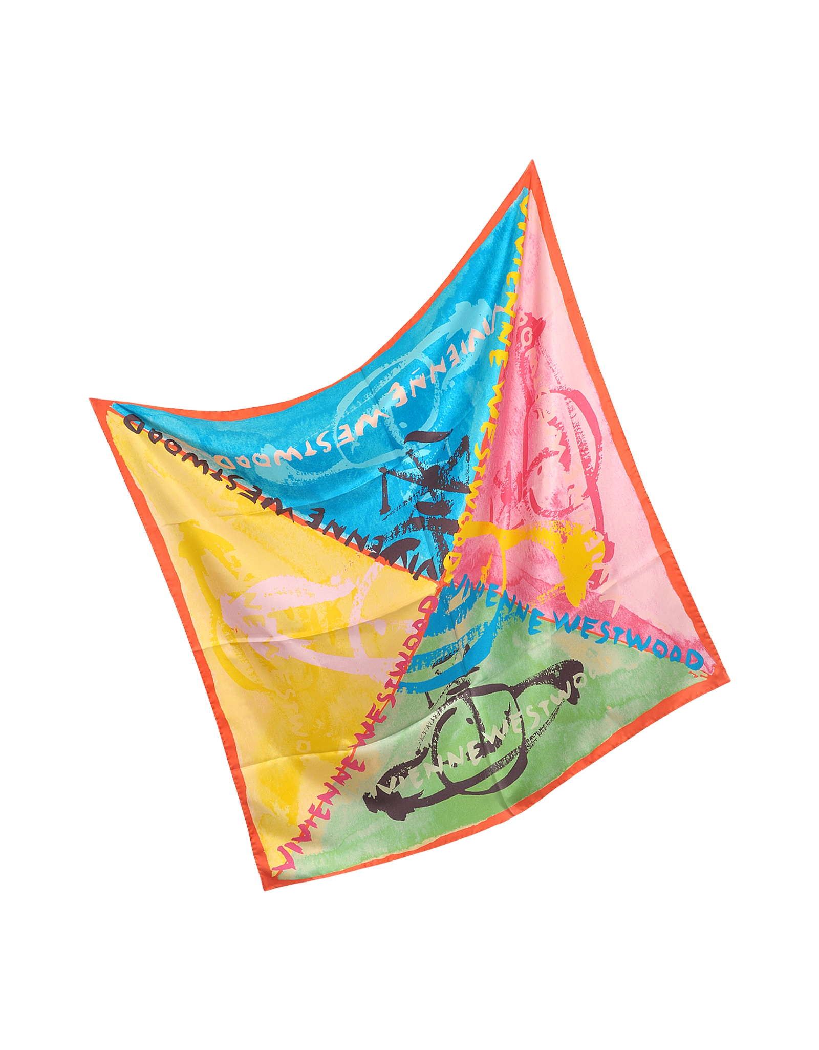 green vivienne westwood scarf