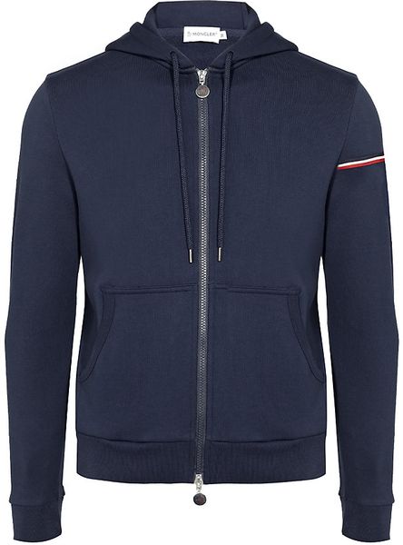 Moncler Maglia Jersey Cardigan in Blue for Men (navy) | Lyst