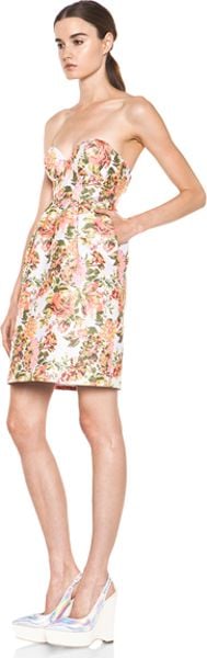 Stella Mccartney Floral Jacquard Dress in Floral (multi) | Lyst