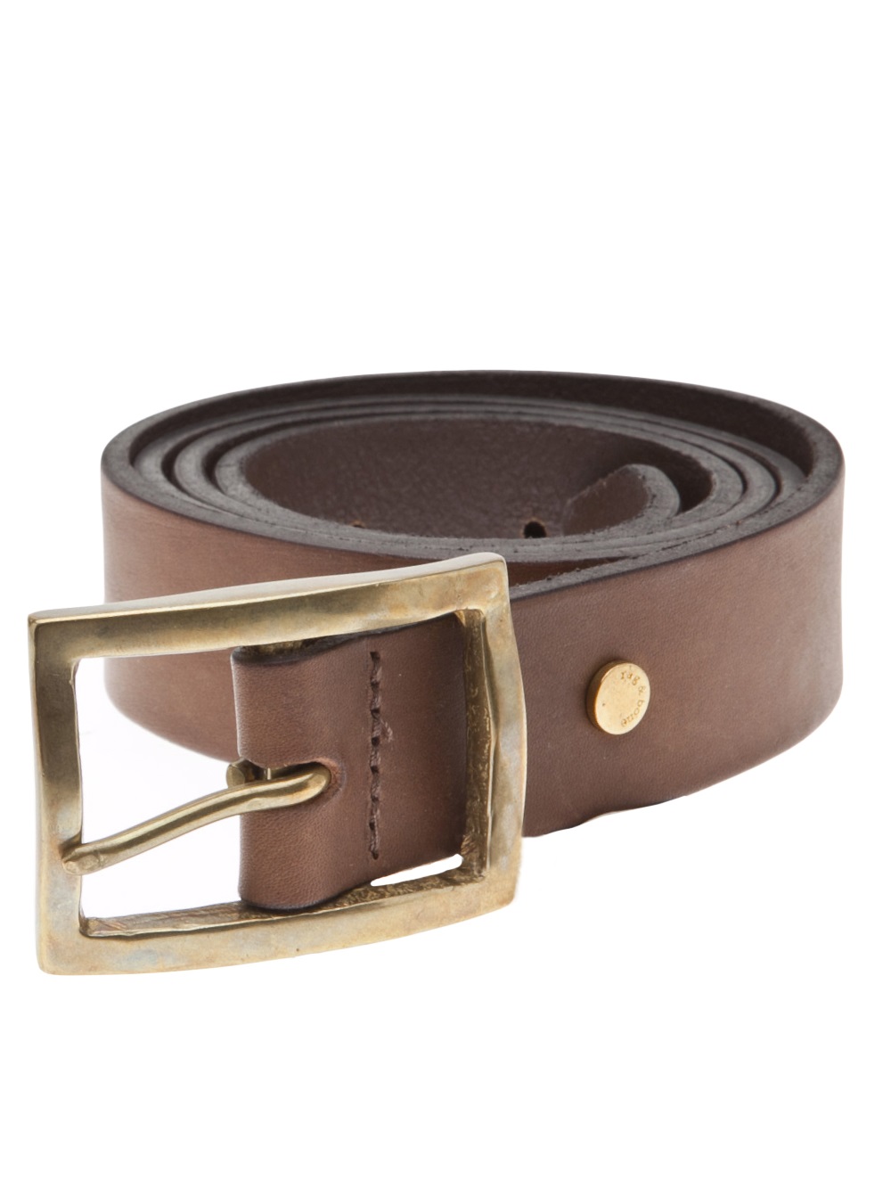 Lyst - Rag & Bone Rugged Belt in Brown for Men