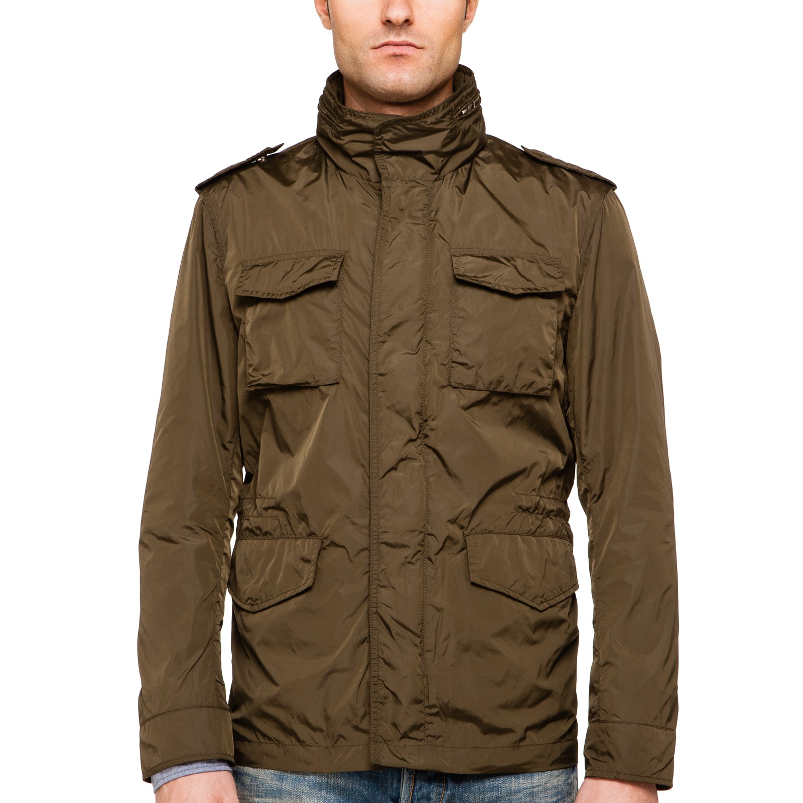 Gant Rugger Nylon Army Jacket in Green for Men (army) | Lyst