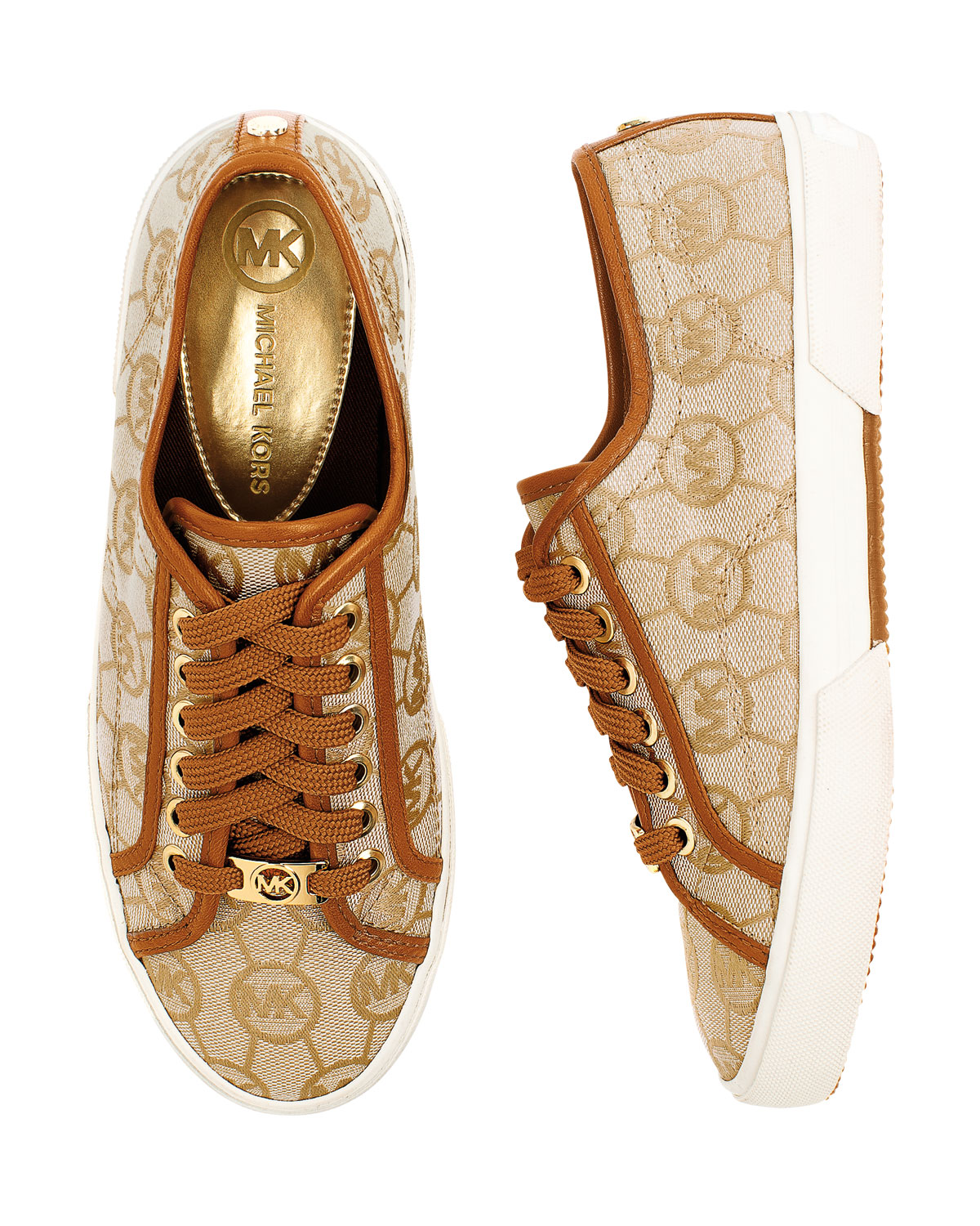 michael kors granger canvas trek sneaker
