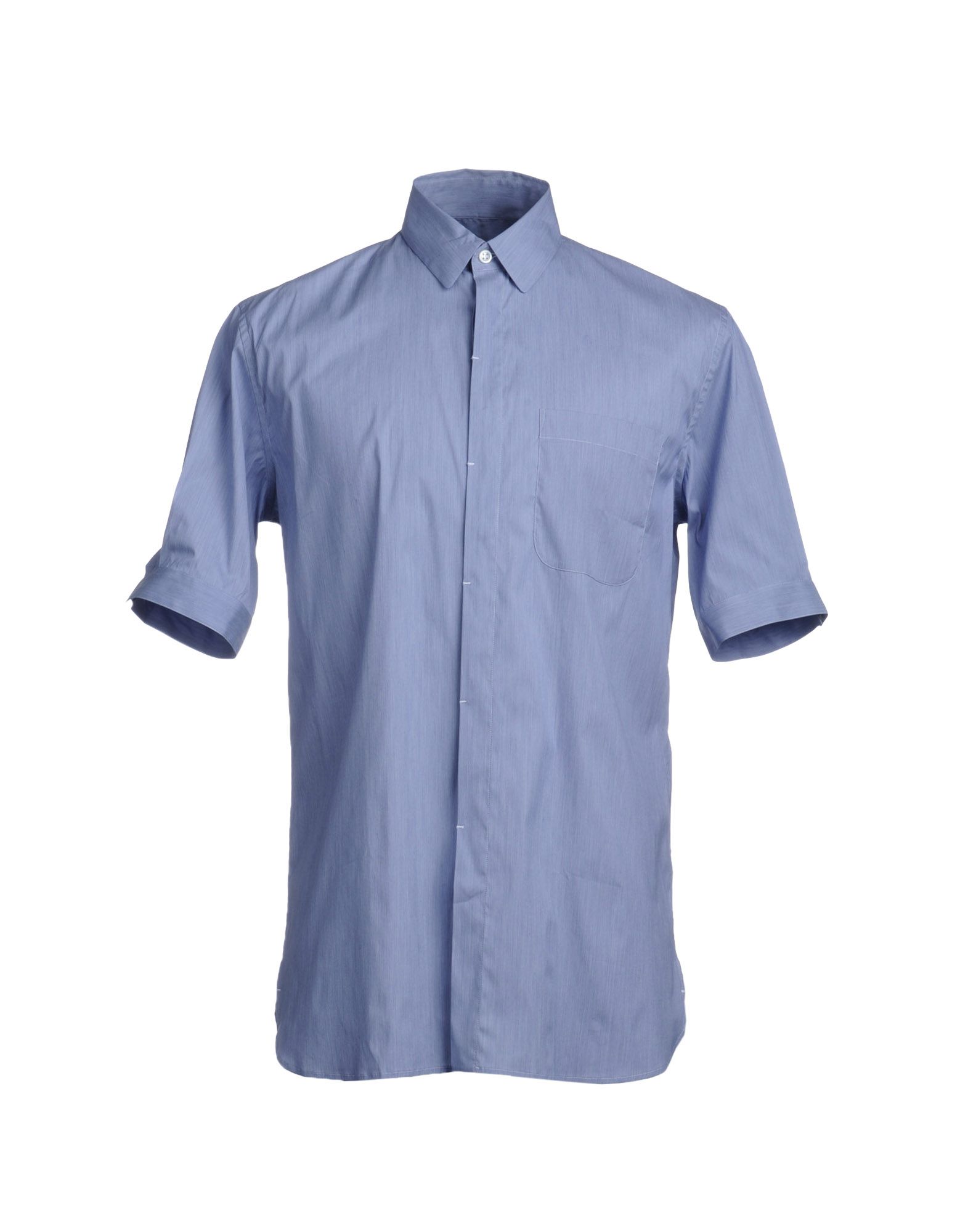 Yves Saint Laurent Rive Gauche Short Sleeve Shirts in Blue for Men (sky ...