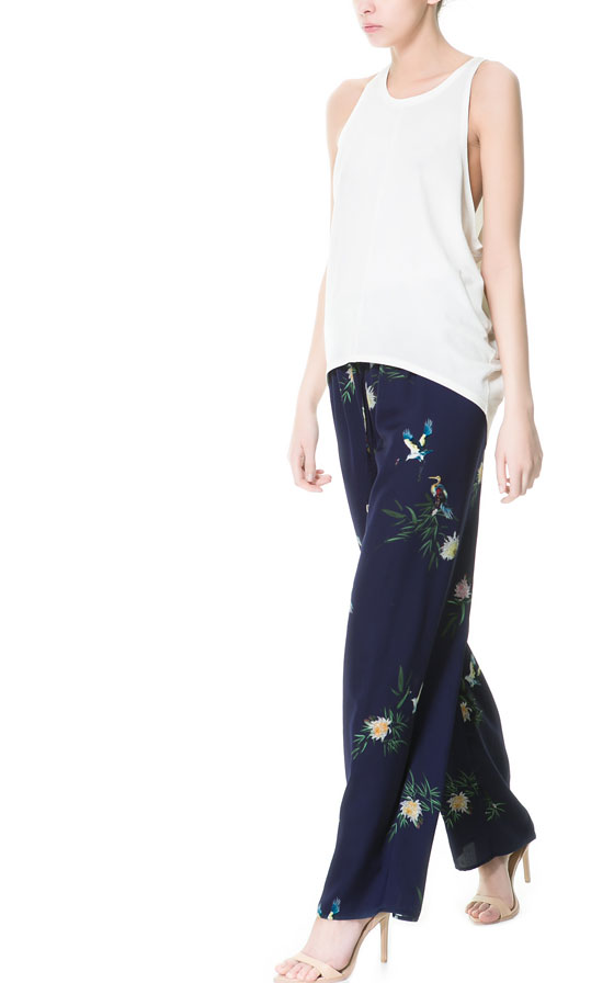 palazzo trousers zara