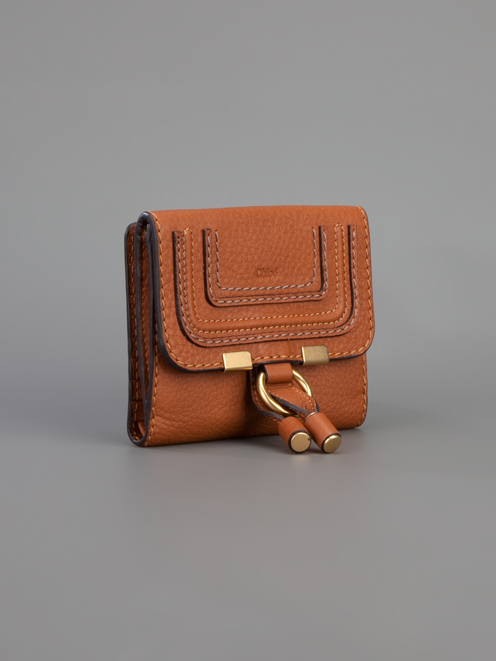 clhoe bag - Chlo Marcie Wallet in Brown (tan) | Lyst