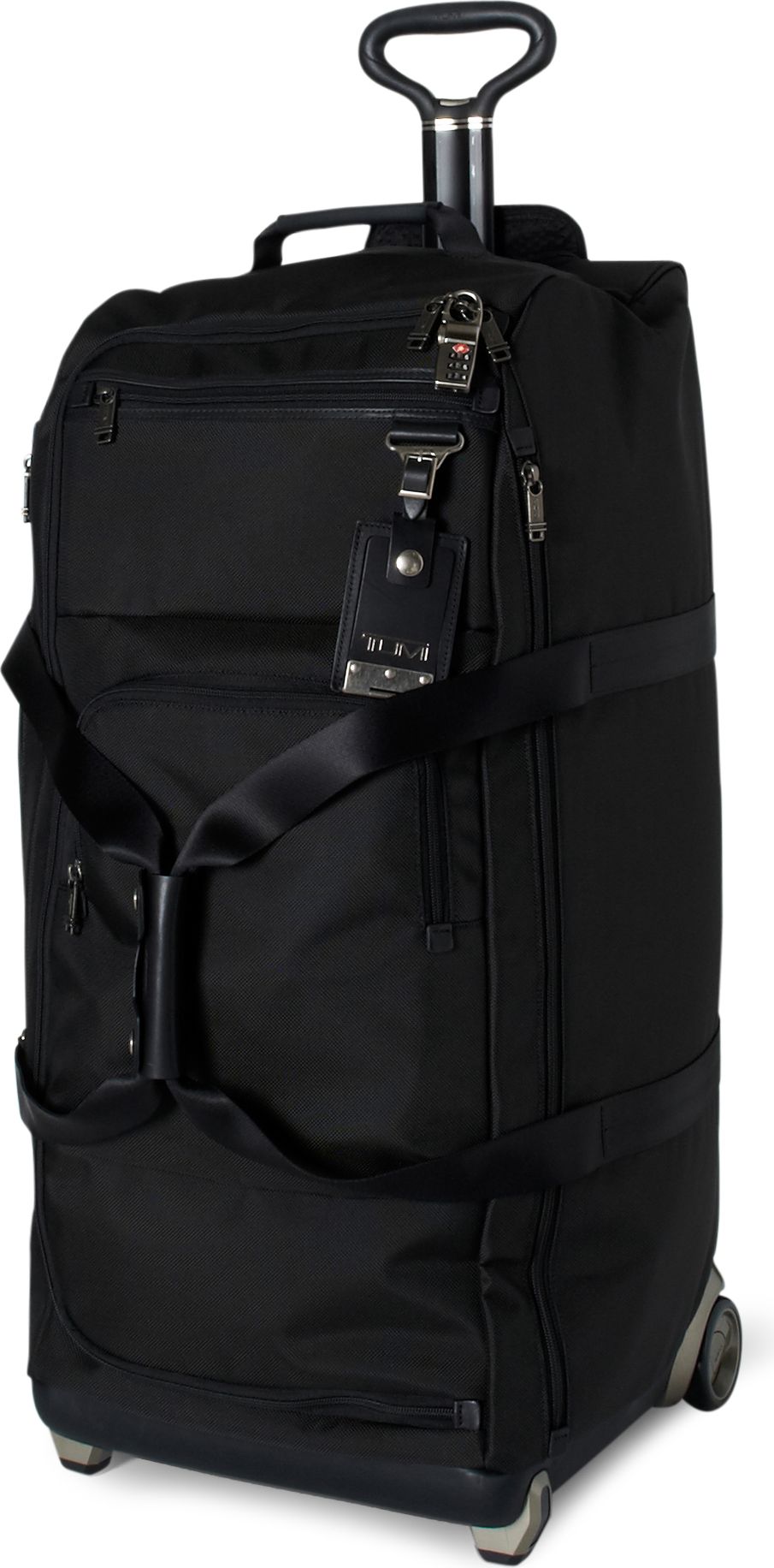 Tumi Alpha Bravo Wheeled Duffel Bag in Black for Men | Lyst