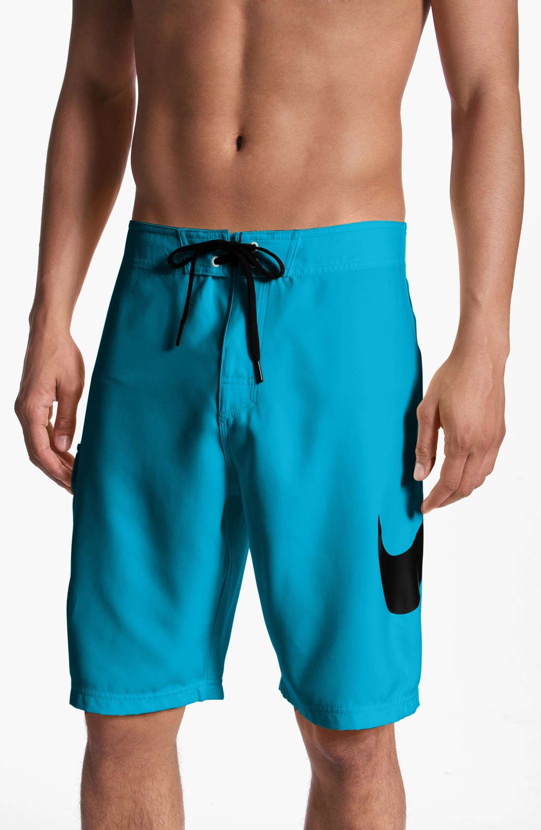 Nike Scout Swoosh Quick-Dry Boardshorts in Blue for Men (neon turquoise ...