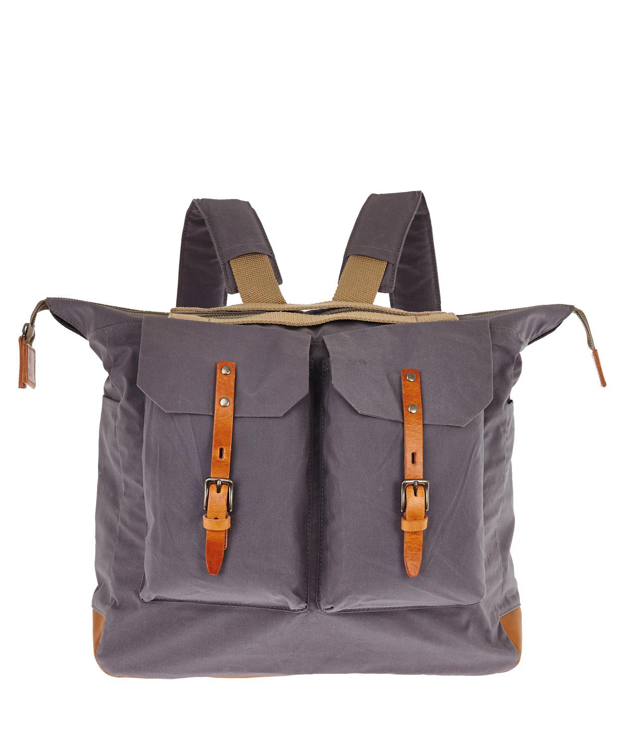 Lyst - Ally Capellino Grey Frank Waxed Canvas Backpack in Blue for Men