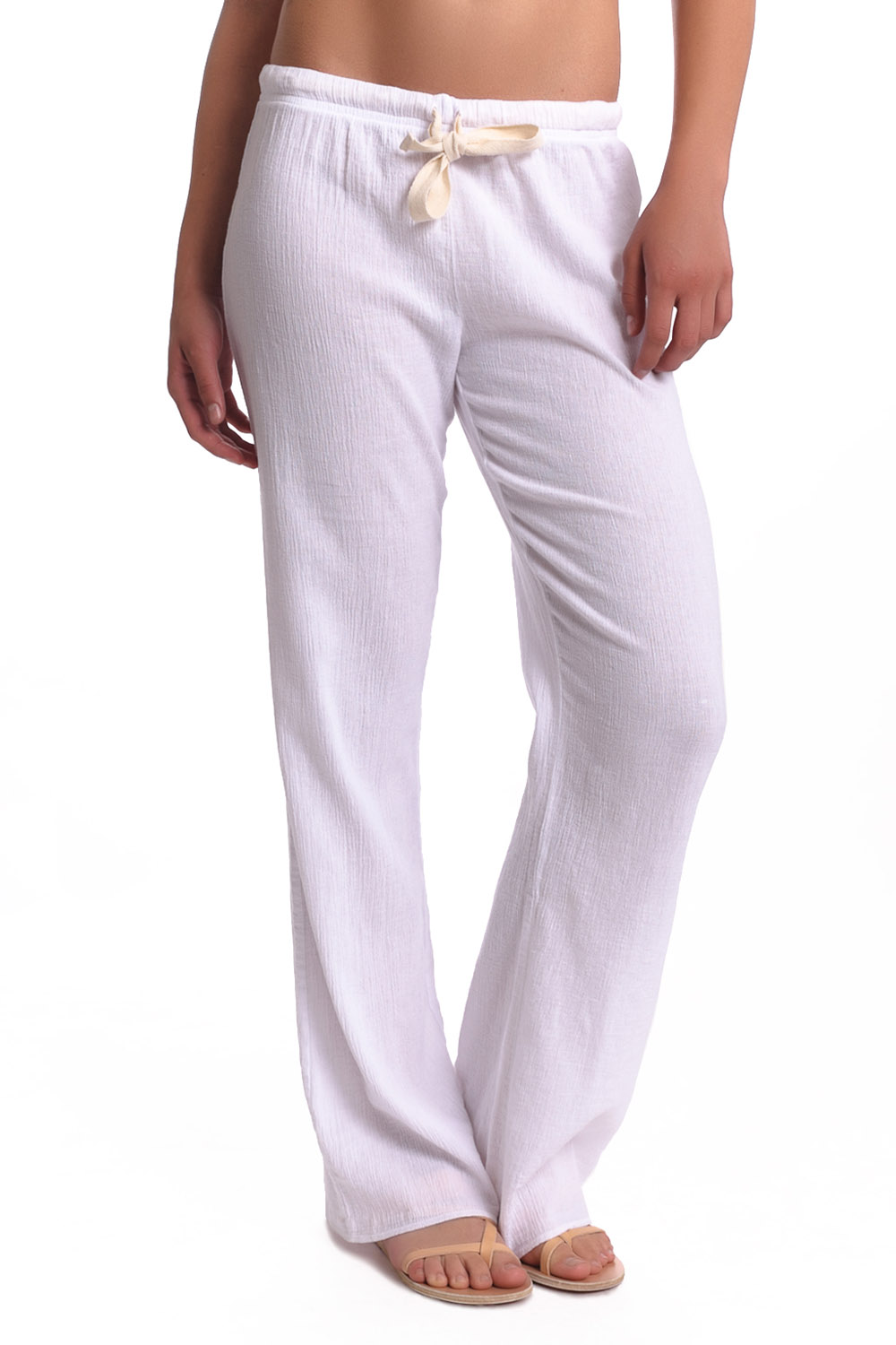 T2love Gauze Pants White in White | Lyst