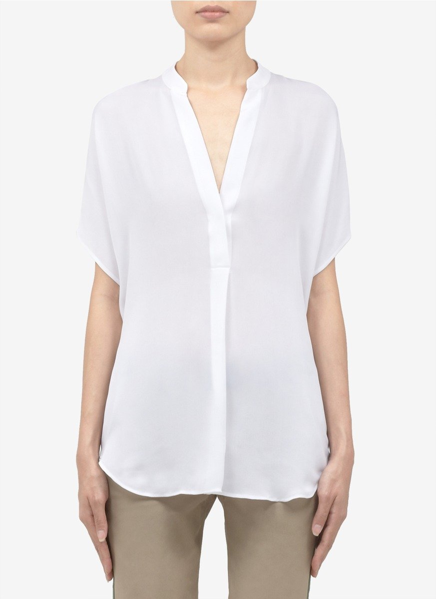 white silk blouse uk