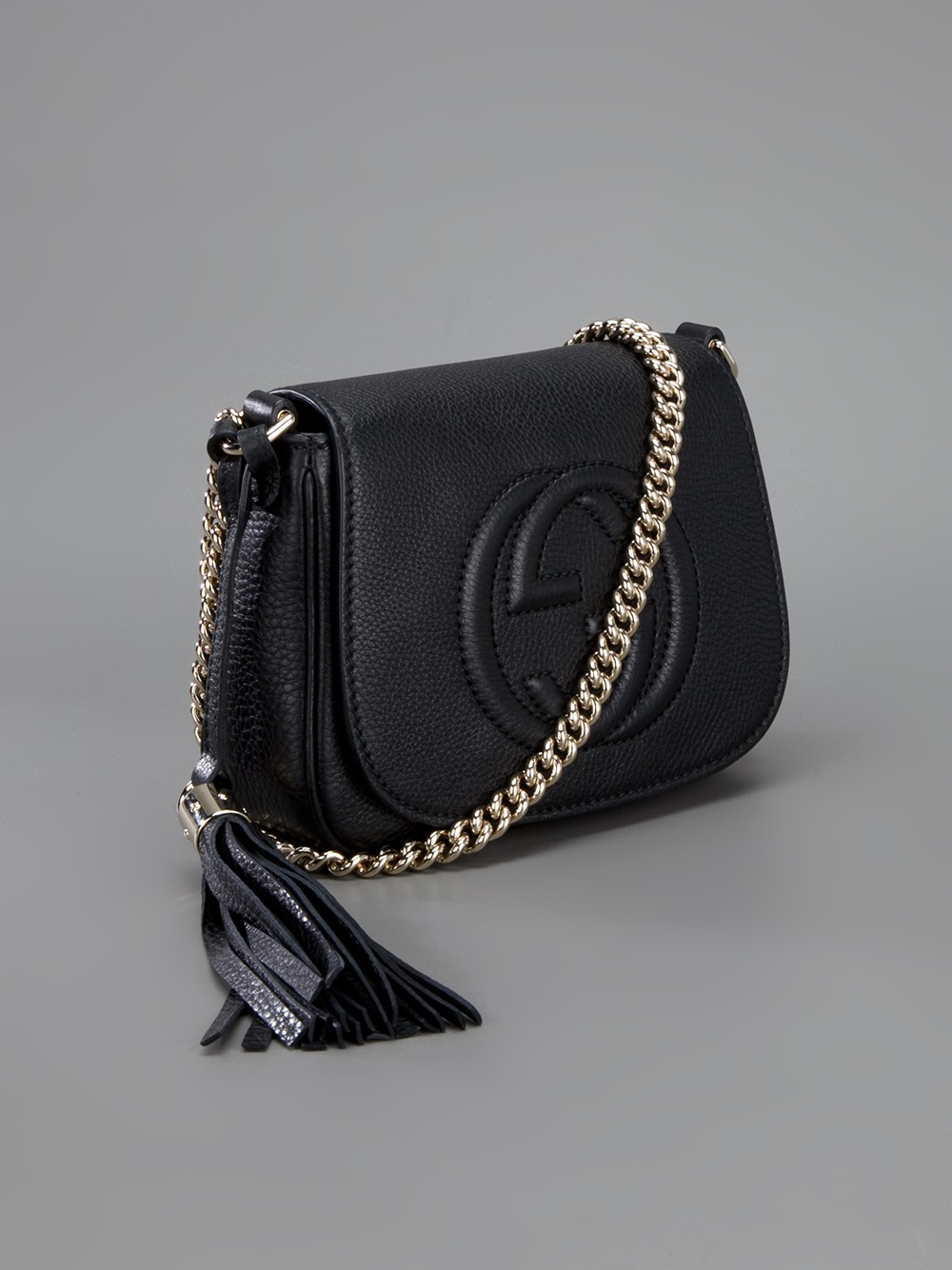 Gucci Soho Crossbody Bag in Black | Lyst