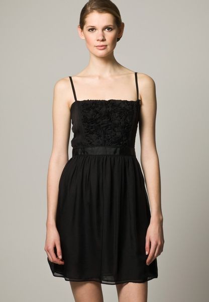 Miss Sixty Acorn Summer Dress Black in Black | Lyst