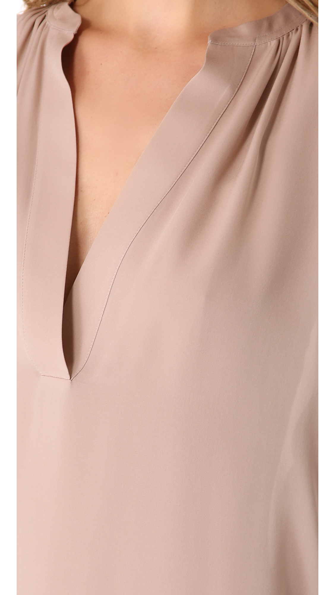 vince cap sleeve popover