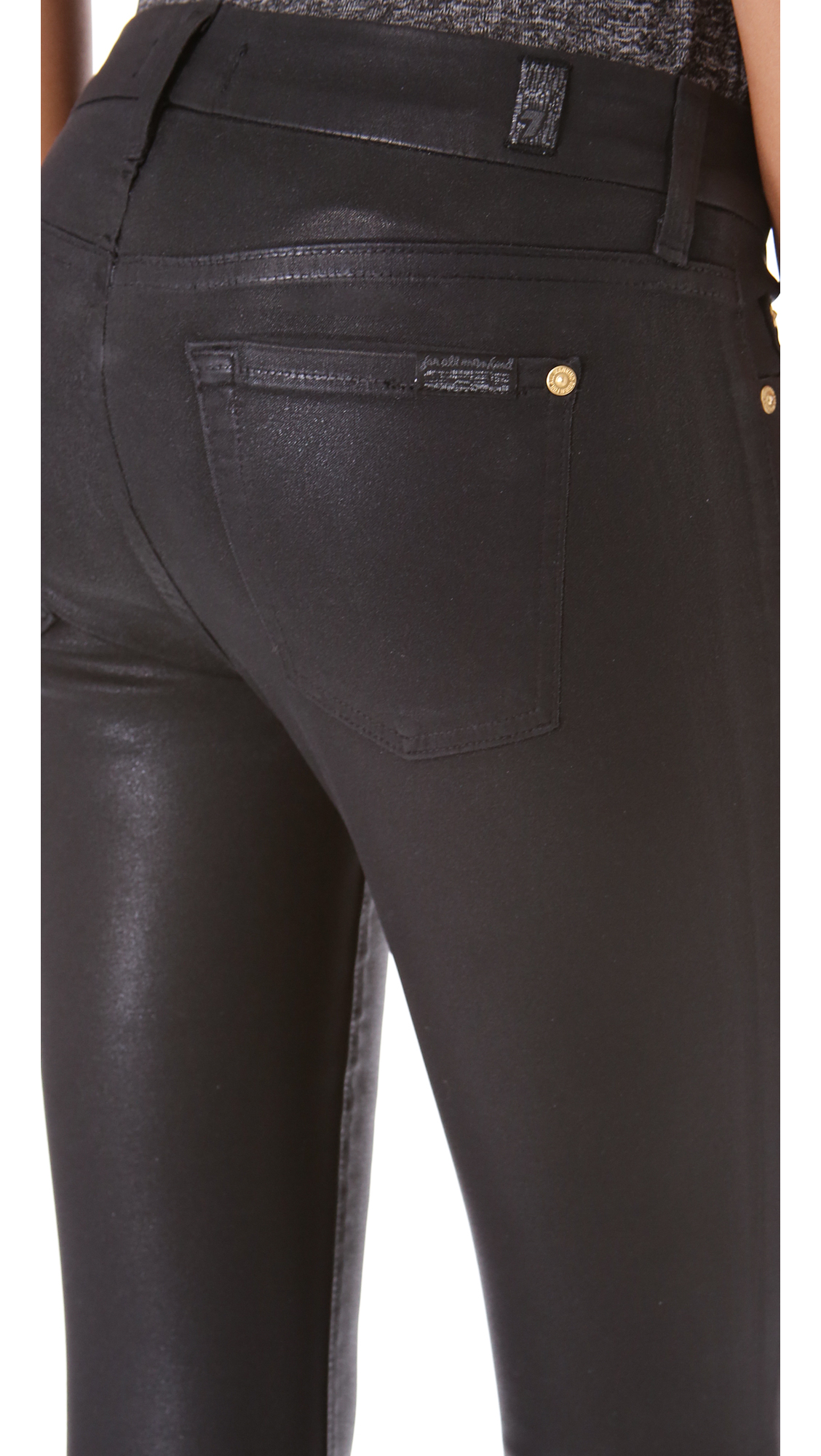 7 for all mankind black jeans