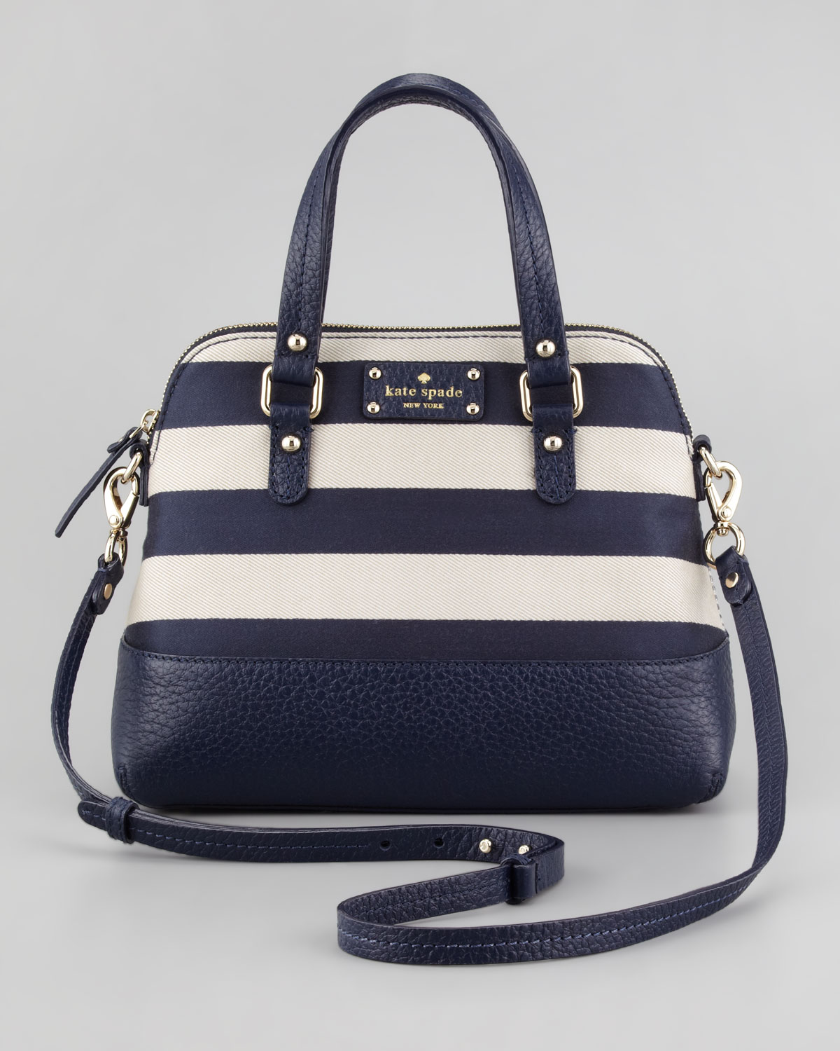 Lyst - Kate Spade New York Grove Court Striped Maise Bag Blue in Blue