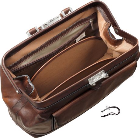 Pratesi Genuine Leather Doctor Bag in Brown for Men