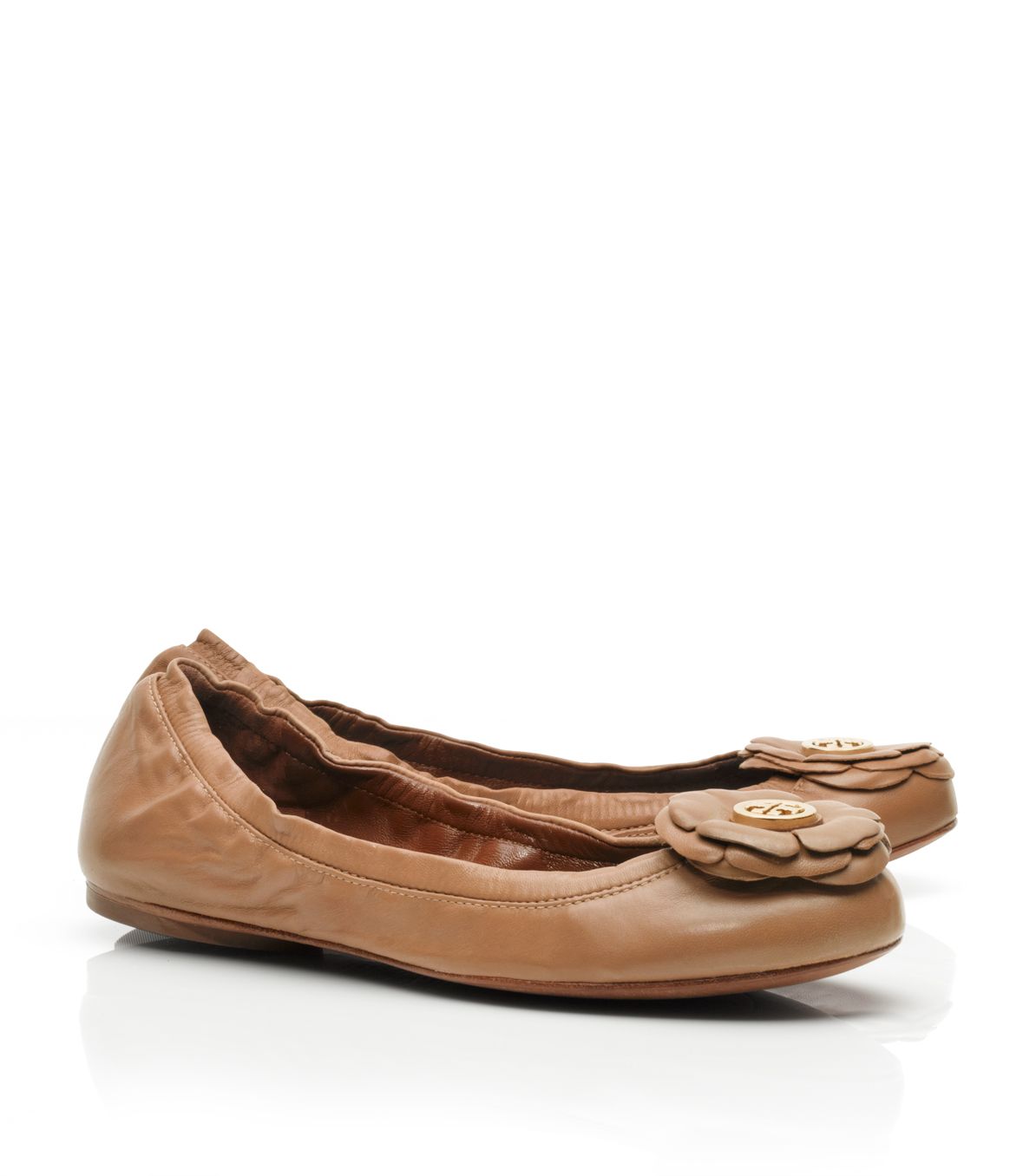 tory burch ballet flats elastic