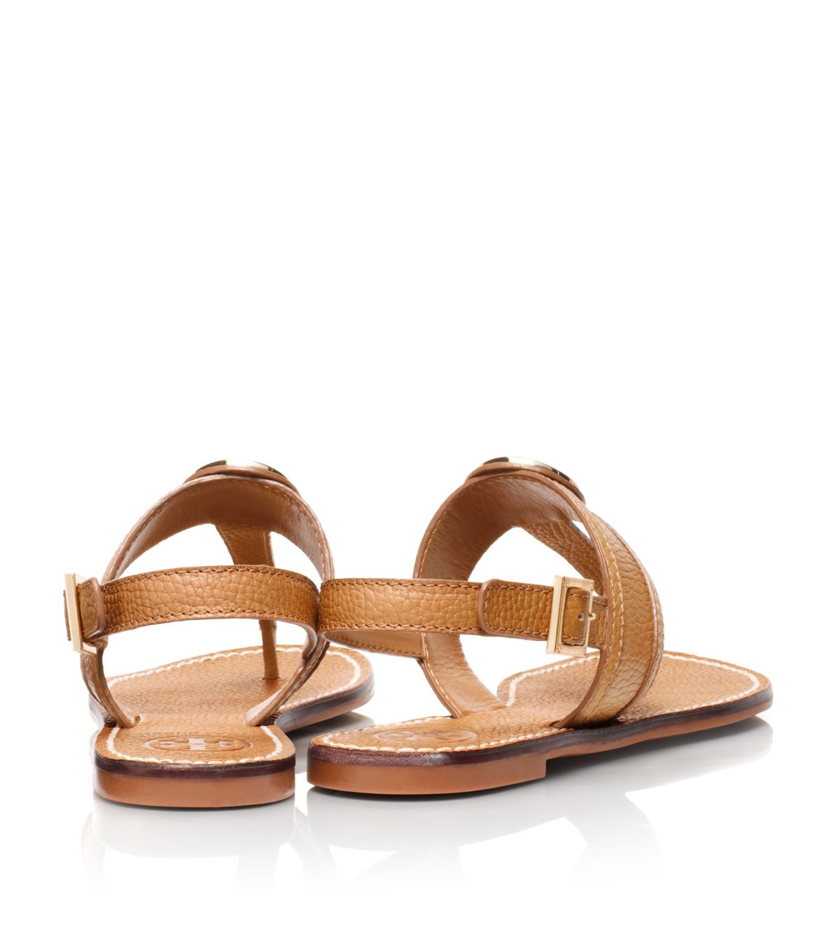 Lyst - Tory Burch Selma Flat Slingback Sandal in Brown