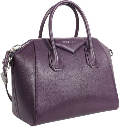 Givenchy Antigona Small Bag in Purple | Lyst
