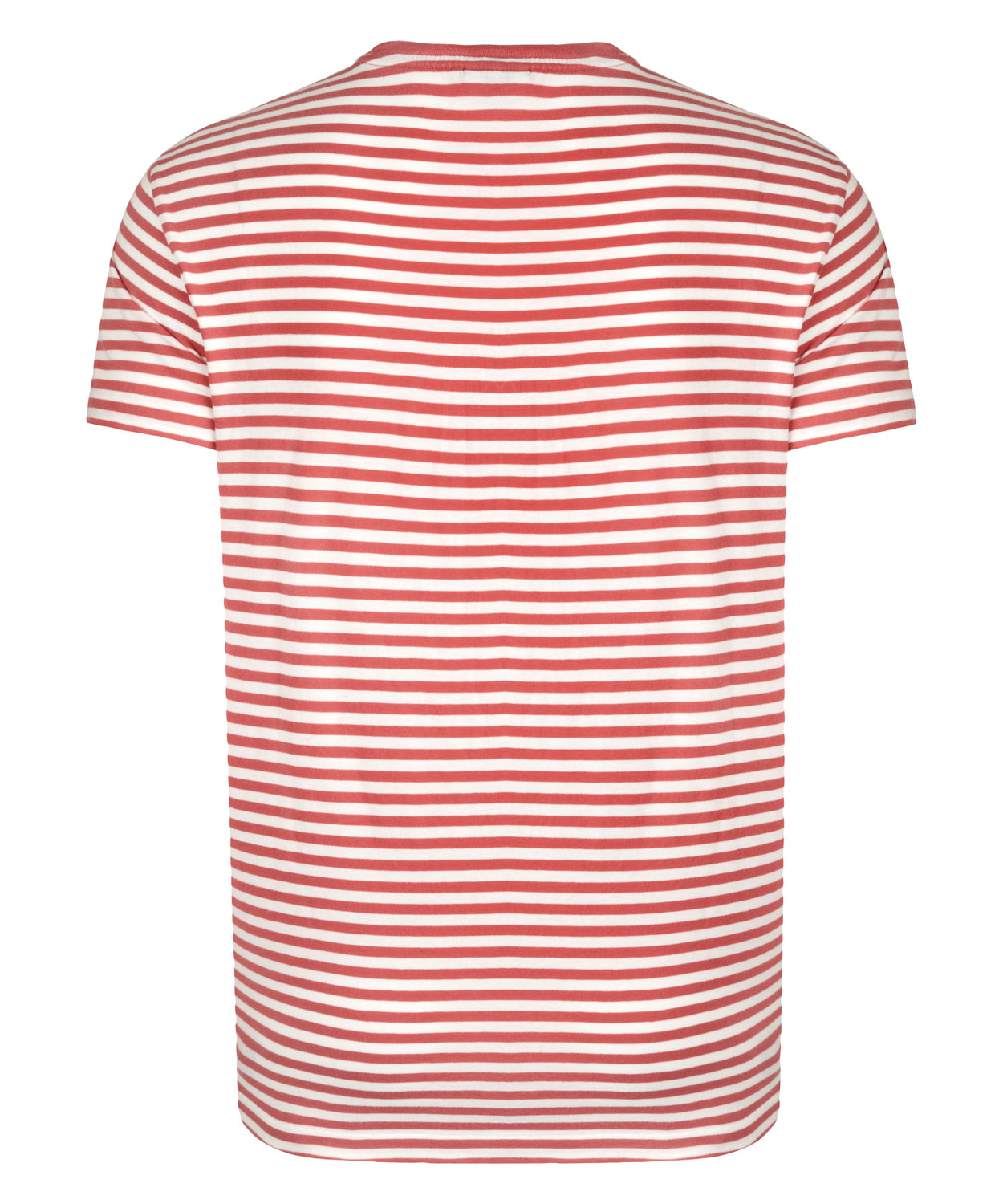 mens red and white tshirt