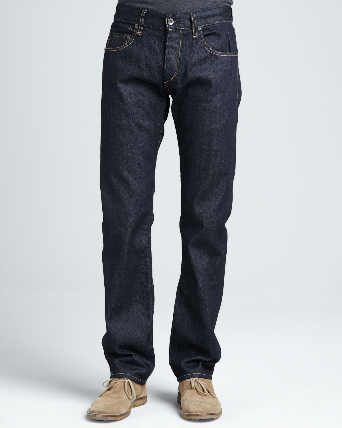 Lyst - Rag & Bone Dark-rinse Selvedge Jeans in Blue for Men