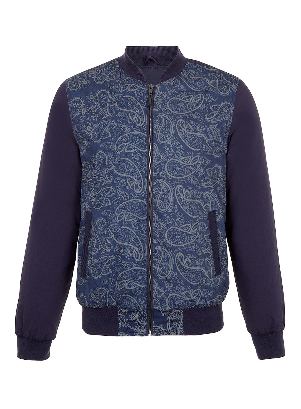 paisley bomber jacket