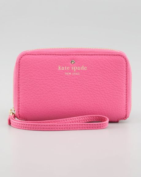 Kate Spade Louis Phone Wristlet Wallet in Pink | Lyst