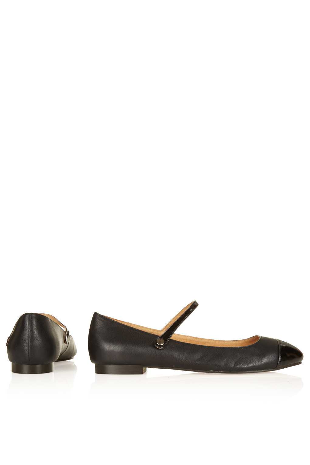 Topshop Mayleen Dolly Shoes in Black | Lyst