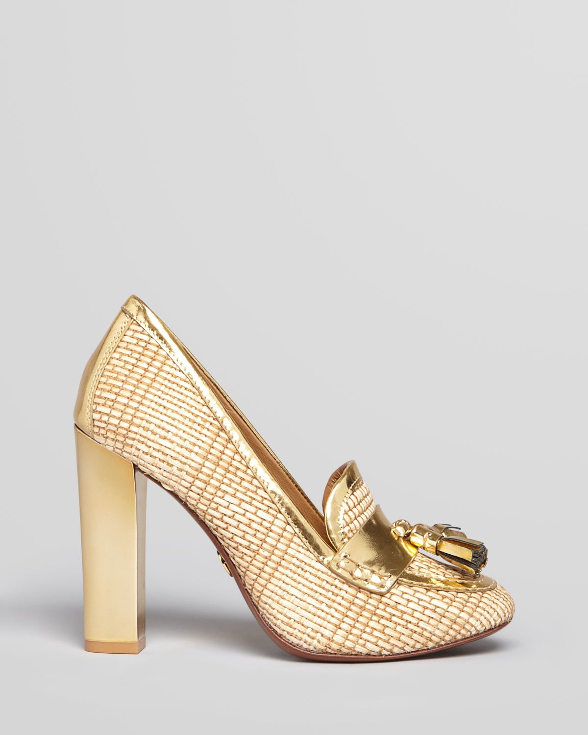 tory burch loafer heels