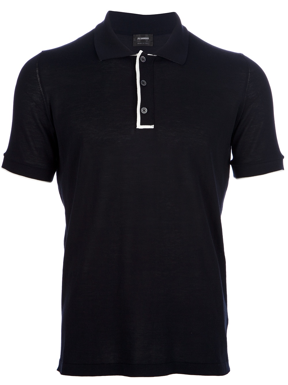 Lyst - Jil Sander Trim Detail Polo Shirt in Blue for Men