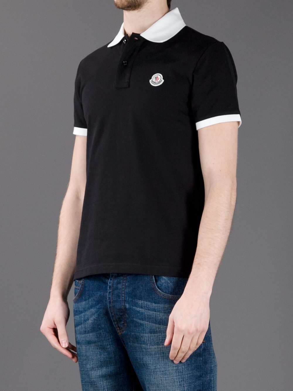 moncler polo sort