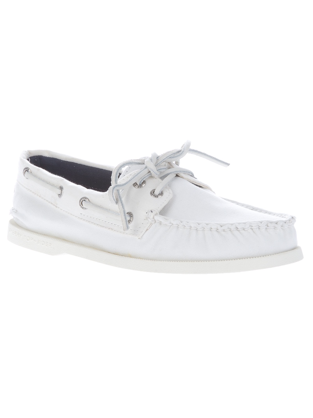 sperry top sider white leather