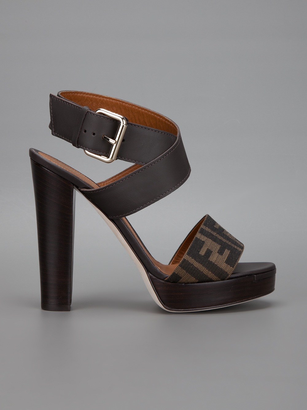 fendi heel sandals