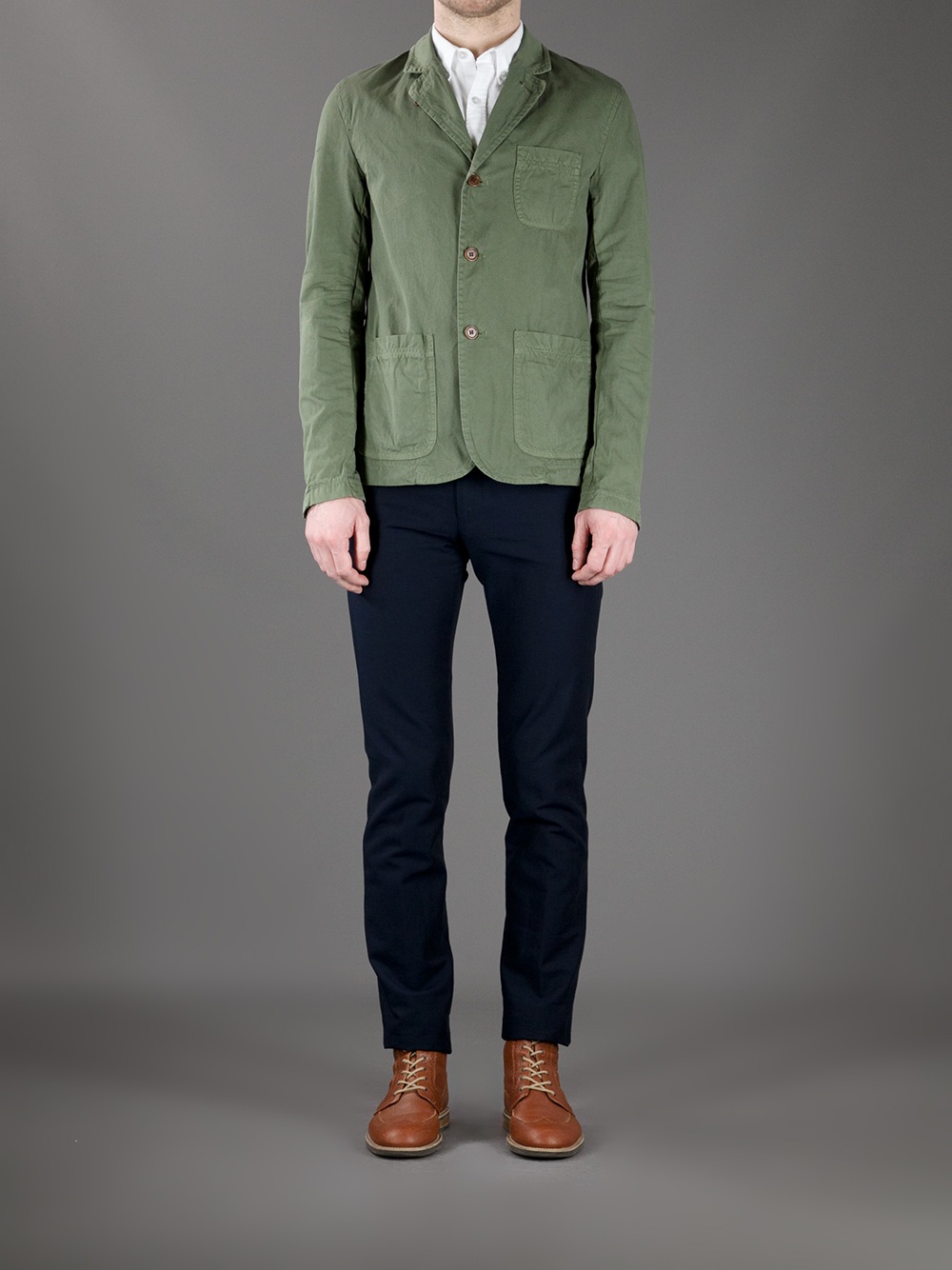 Gloverall Patch Pocket Jacket in Green for Men Lyst