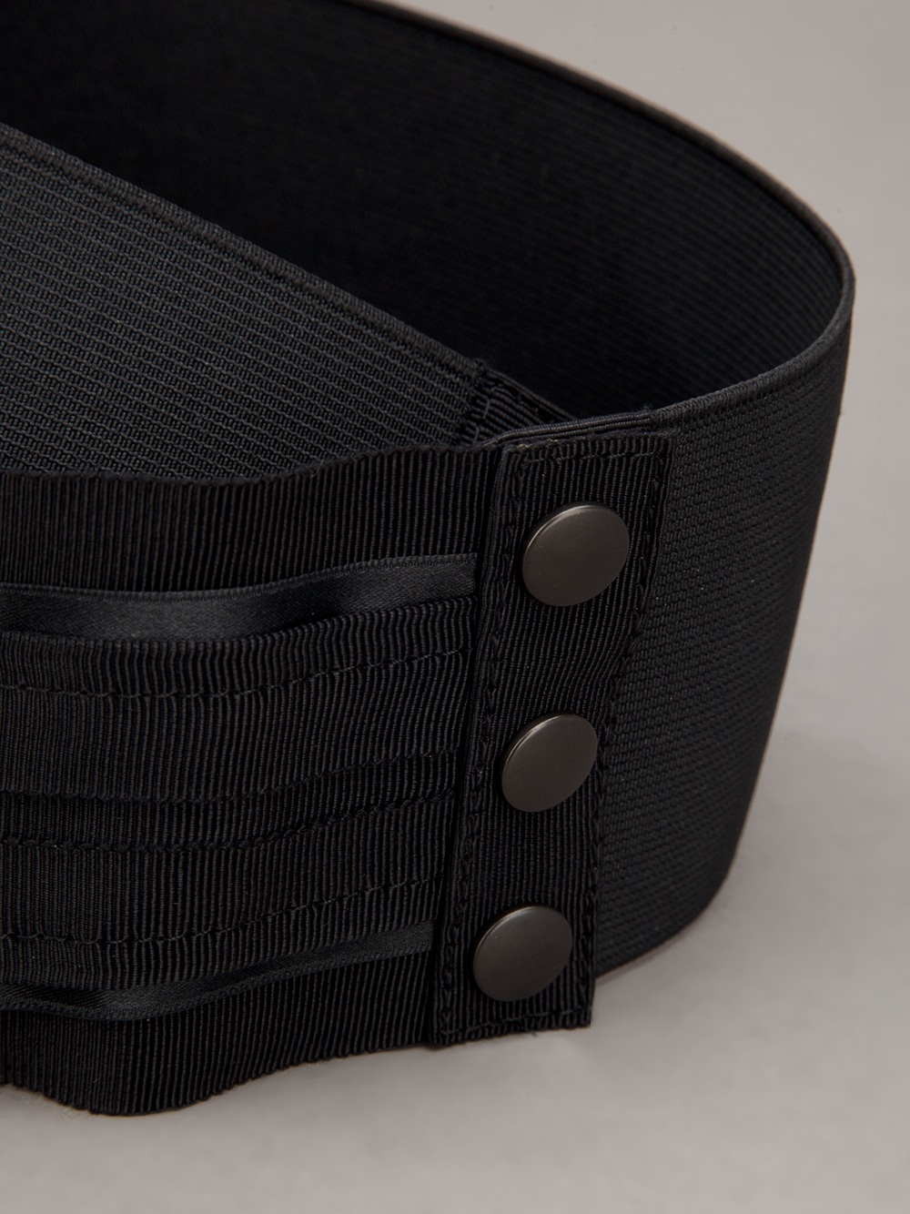 Lyst Lanvin Grosgrain Belt in Black