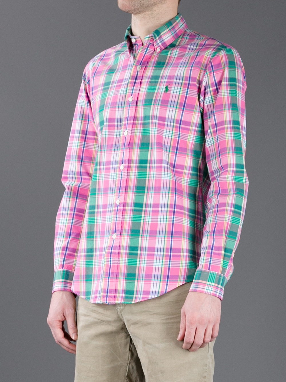 Lyst - Polo Ralph Lauren Plaid Shirt in Pink for Men