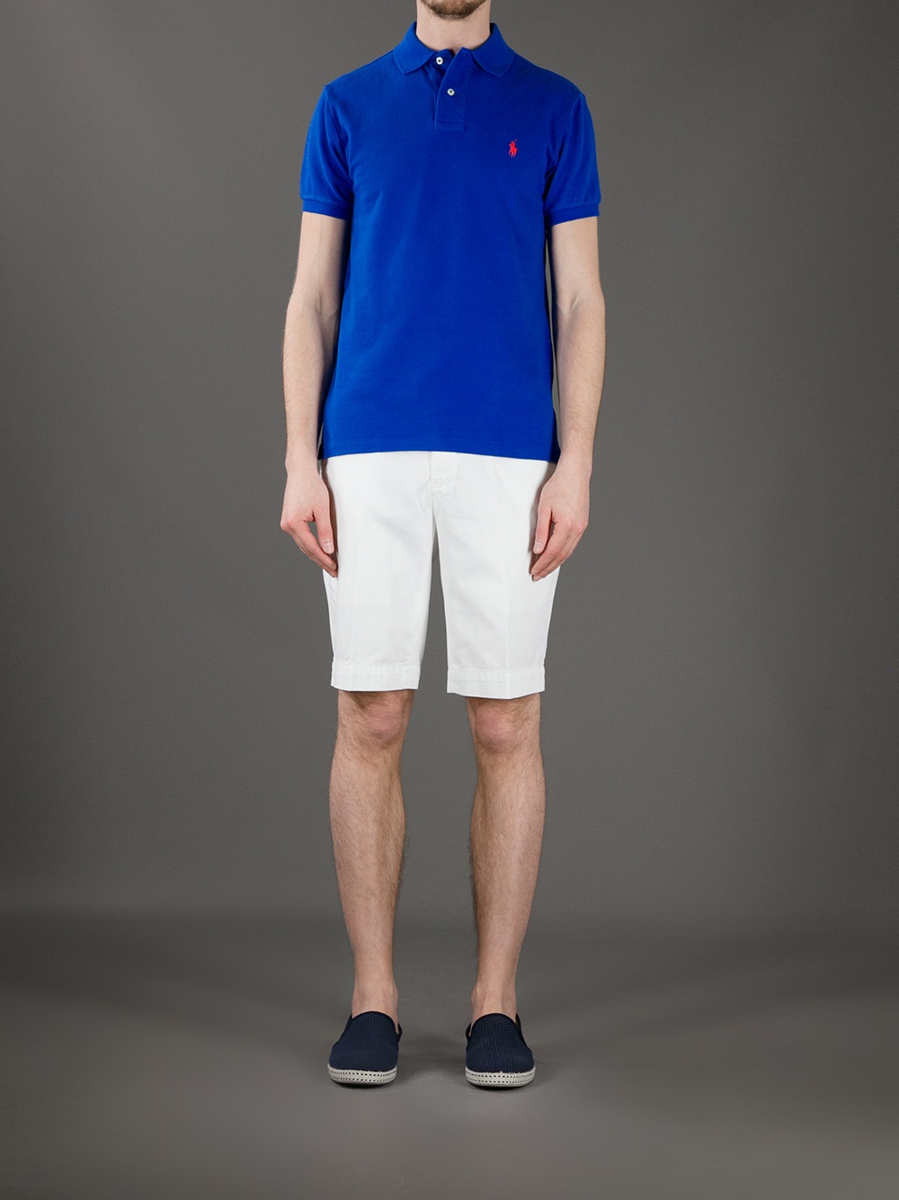 Polo ralph lauren Chino Shorts in White for Men | Lyst