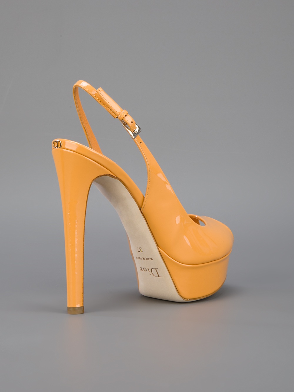 Lyst Dior Miss Dior Pump in Orange