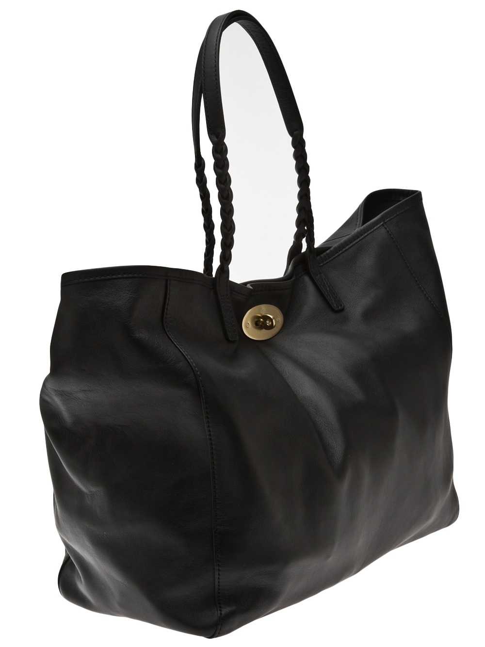 Lyst Mulberry Shopper Handbag in Black