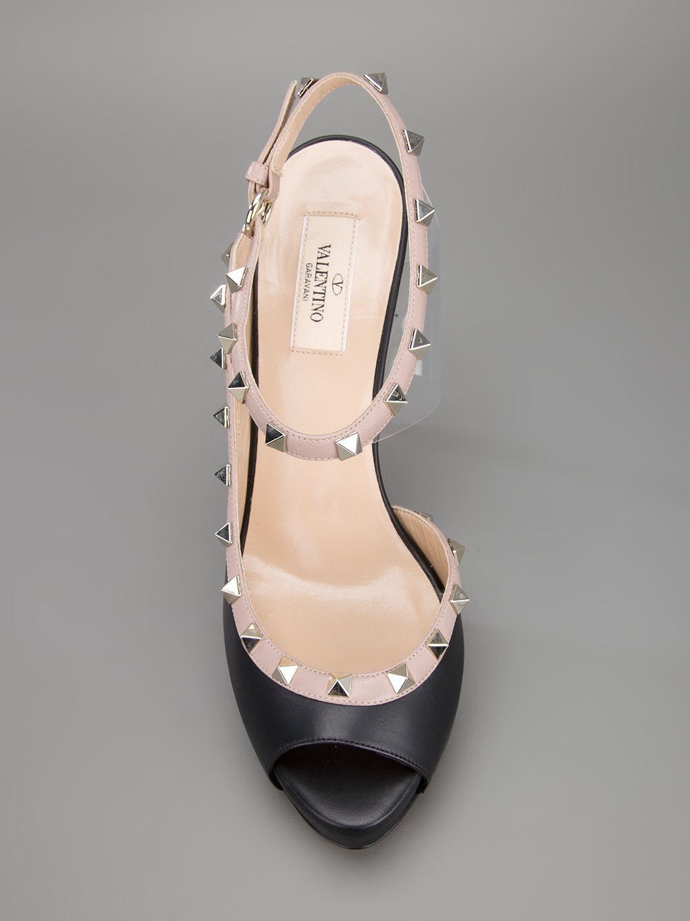 Lyst - Valentino Studded Sandal in Black