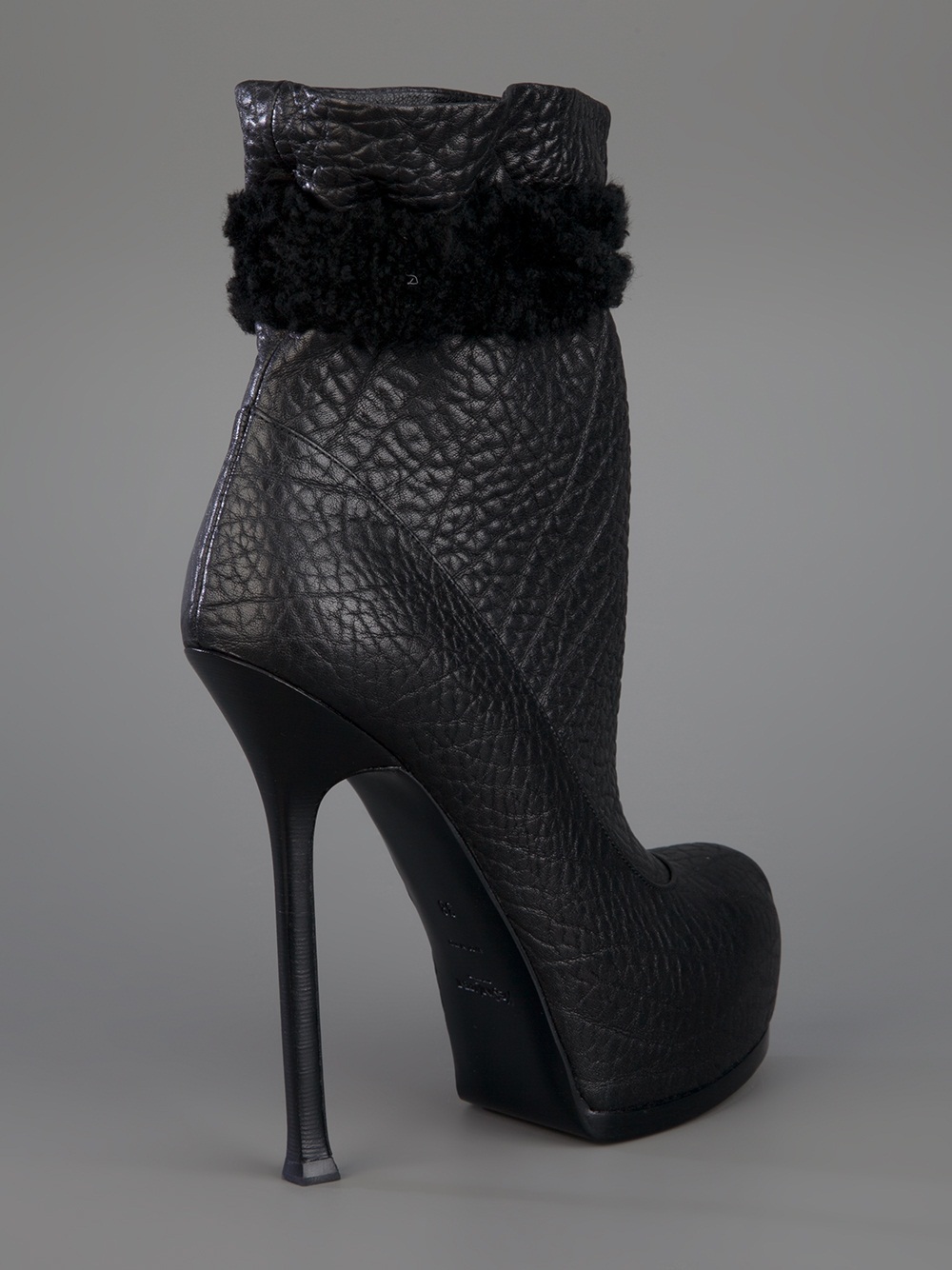 suede side zip bootie