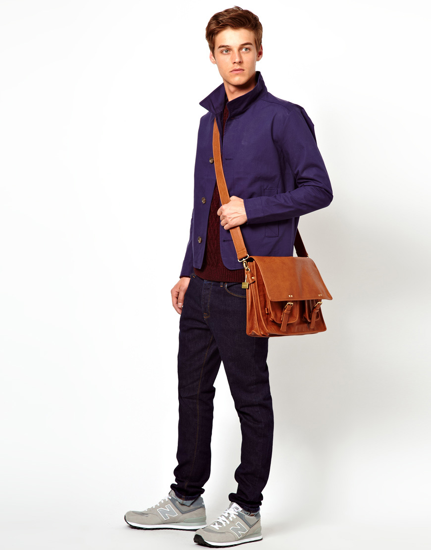 asos mens satchel